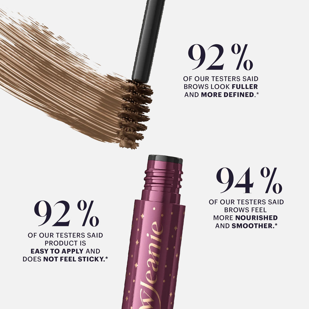 ZOEVA - Brow Jeanie Boosting Fibre Gel (Taupe Brown) - BROW GEL