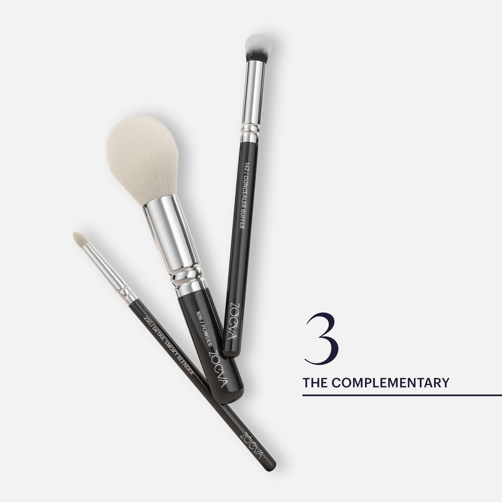ZOEVA - The Artists Pinselset (Black) - BRUSH SET