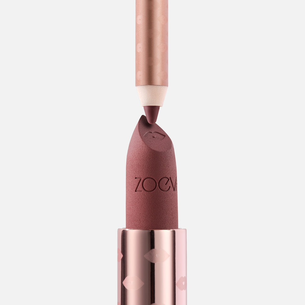 ZOEVA - Velvet Love Matte Hyaluronic Long-Lasting Lipstick (Stephanie) - LIPSTICK