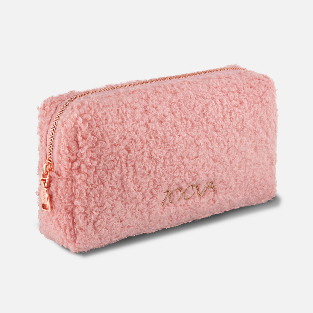 Teddy Pouch Bag (Flat) (Dusty Rose)