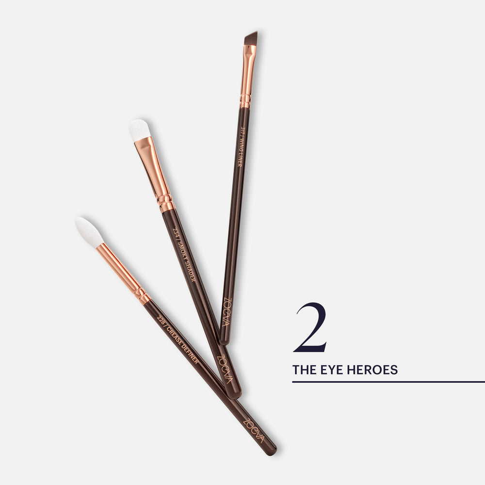 ZOEVA - The Complete Pinselset (Rosé Golden Edition) - BRUSH SET