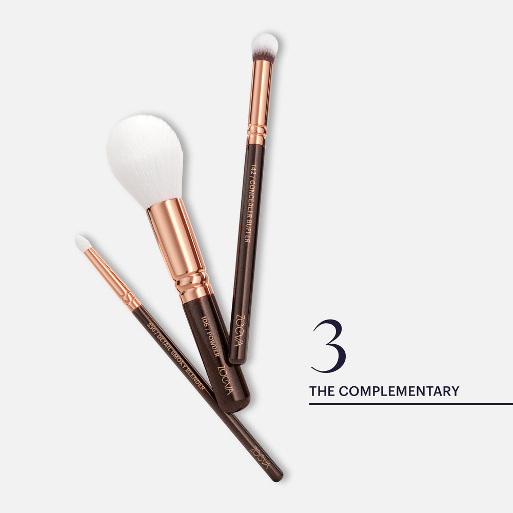 ZOEVA - The Artists Pinselset (Rosé Golden Edition) - BRUSH SET