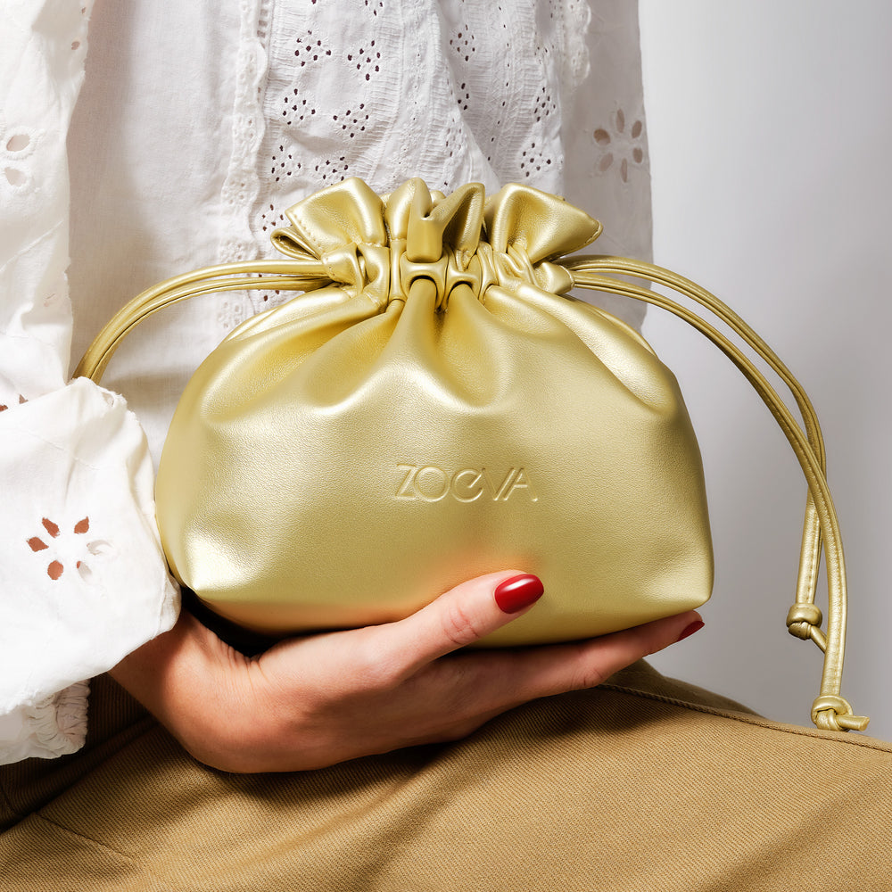ZOEVA - Dumpling Pouch (Gold) - ACCESSORIES