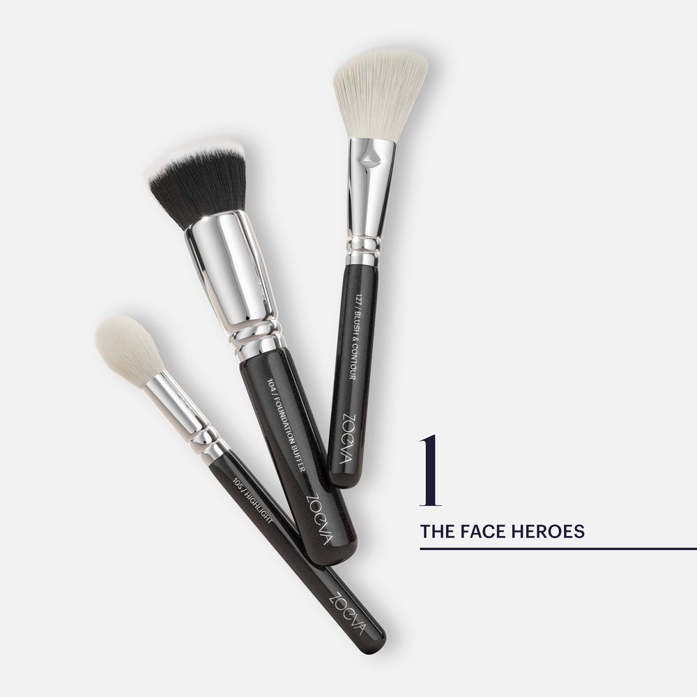 ZOEVA - The Complete Pinselset (Black) - BRUSH SET