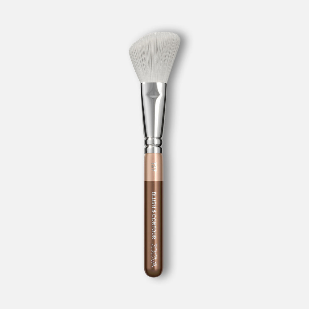 127 Blush & Contour Brush (Light Chocolate)