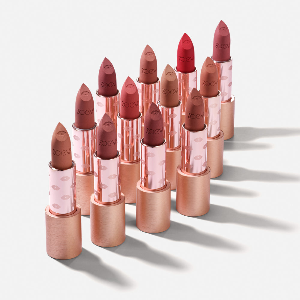 ZOEVA - Velvet Love Matte Hyaluronic Long-Lasting Lipstick (Kerstin) - LIPSTICK