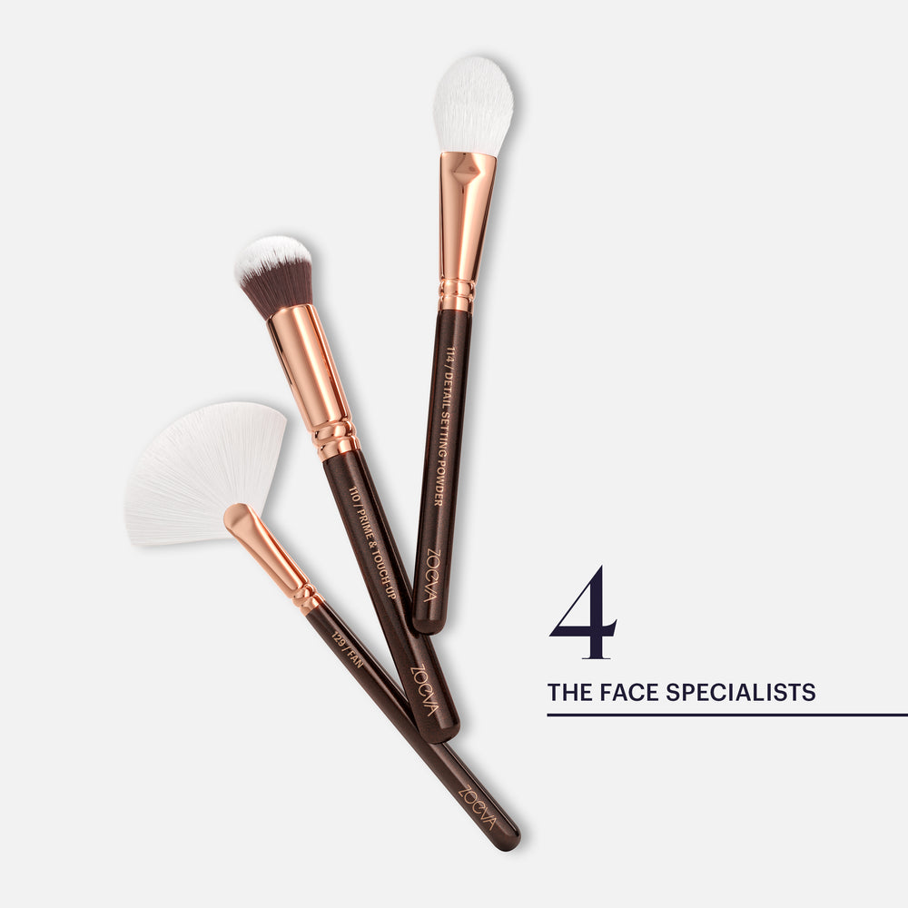 ZOEVA - The Artists Pinselset (Rosé Golden Edition) - BRUSH SET