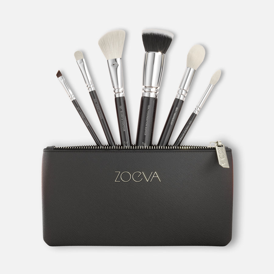 ZOEVA - The Essential Pinselset (Black) - BRUSH SET
