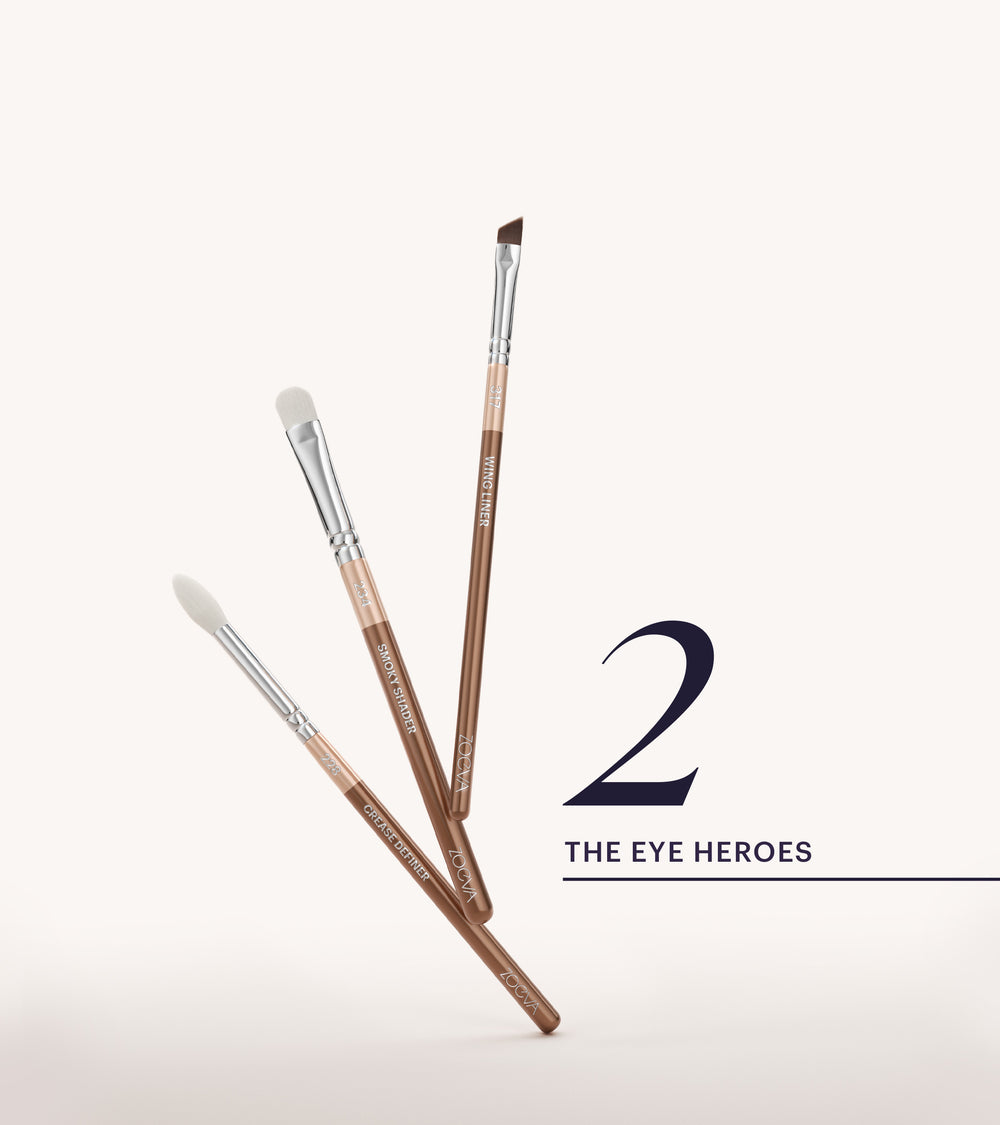 ZOEVA - The Zoe Bag & The Complete Pinselset (Light Chocolate) - BRUSH SET